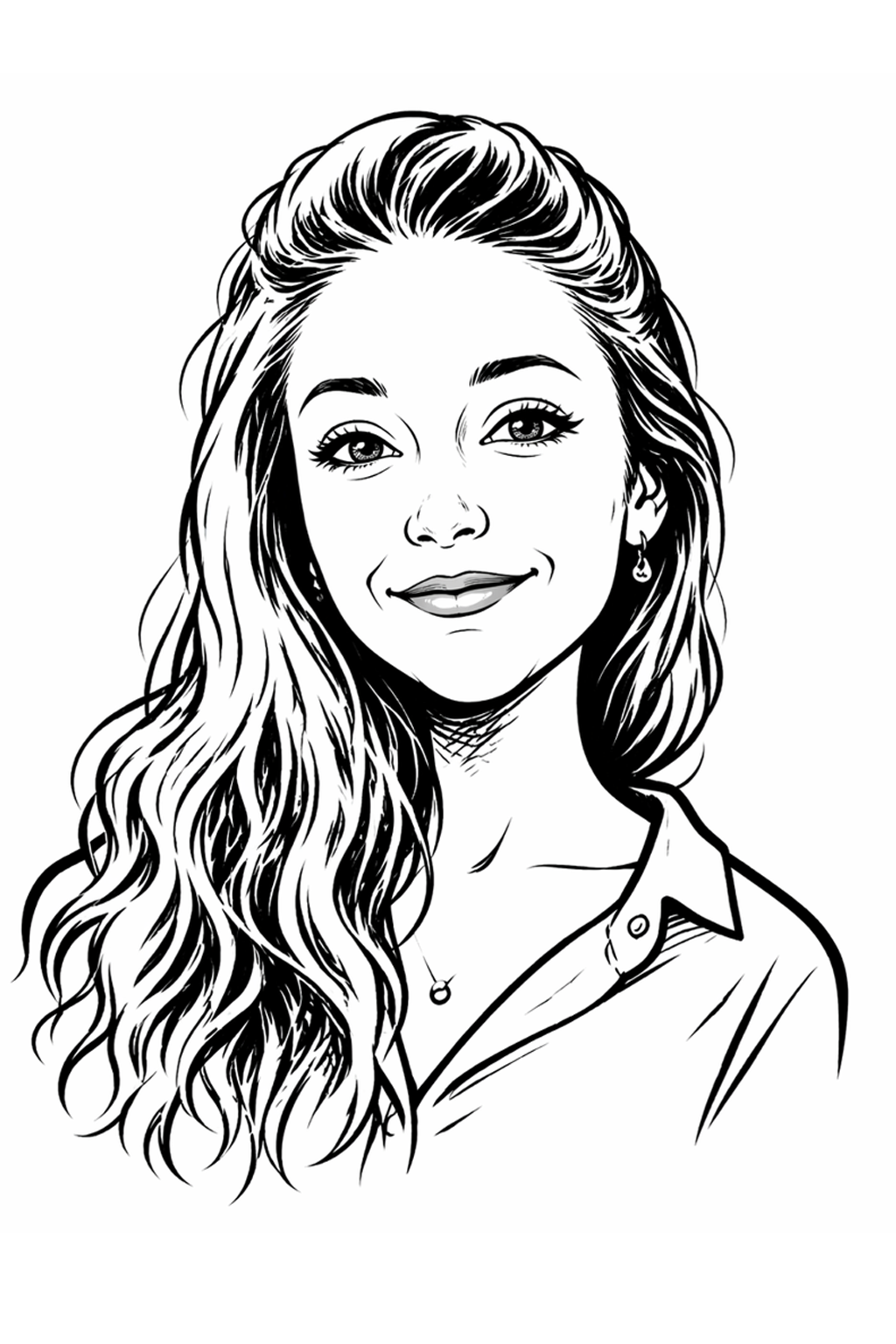 Christine Burgess Caricature