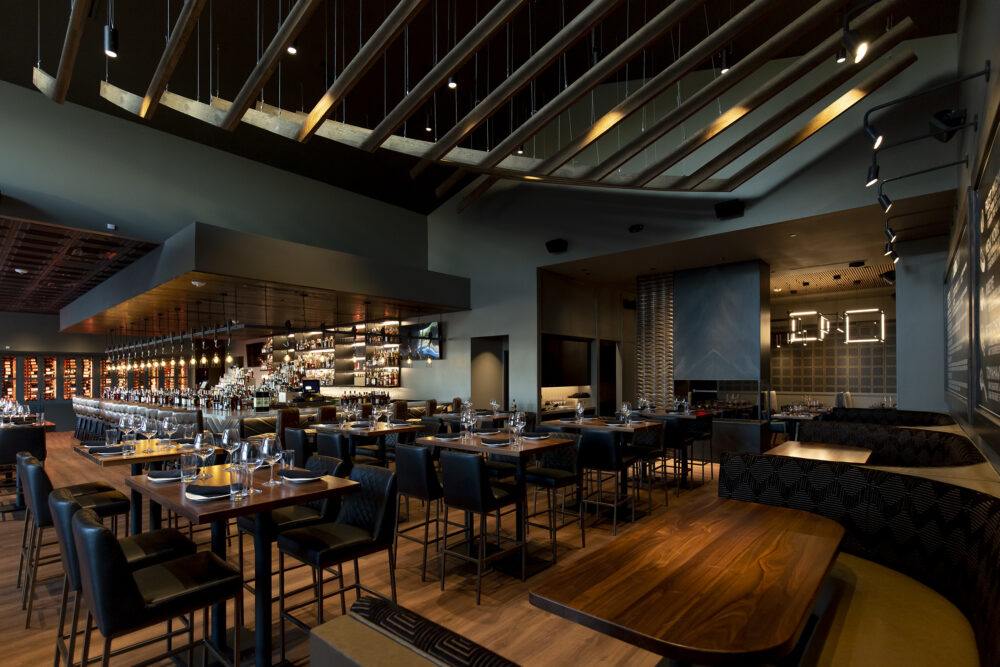 Bourbon &amp; Bones upscale steakhouse restaurant in Peoria Arizona